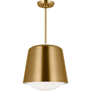 Draper Small Pendant in Burnished Brass - Visual Comfort Ceiling Lights