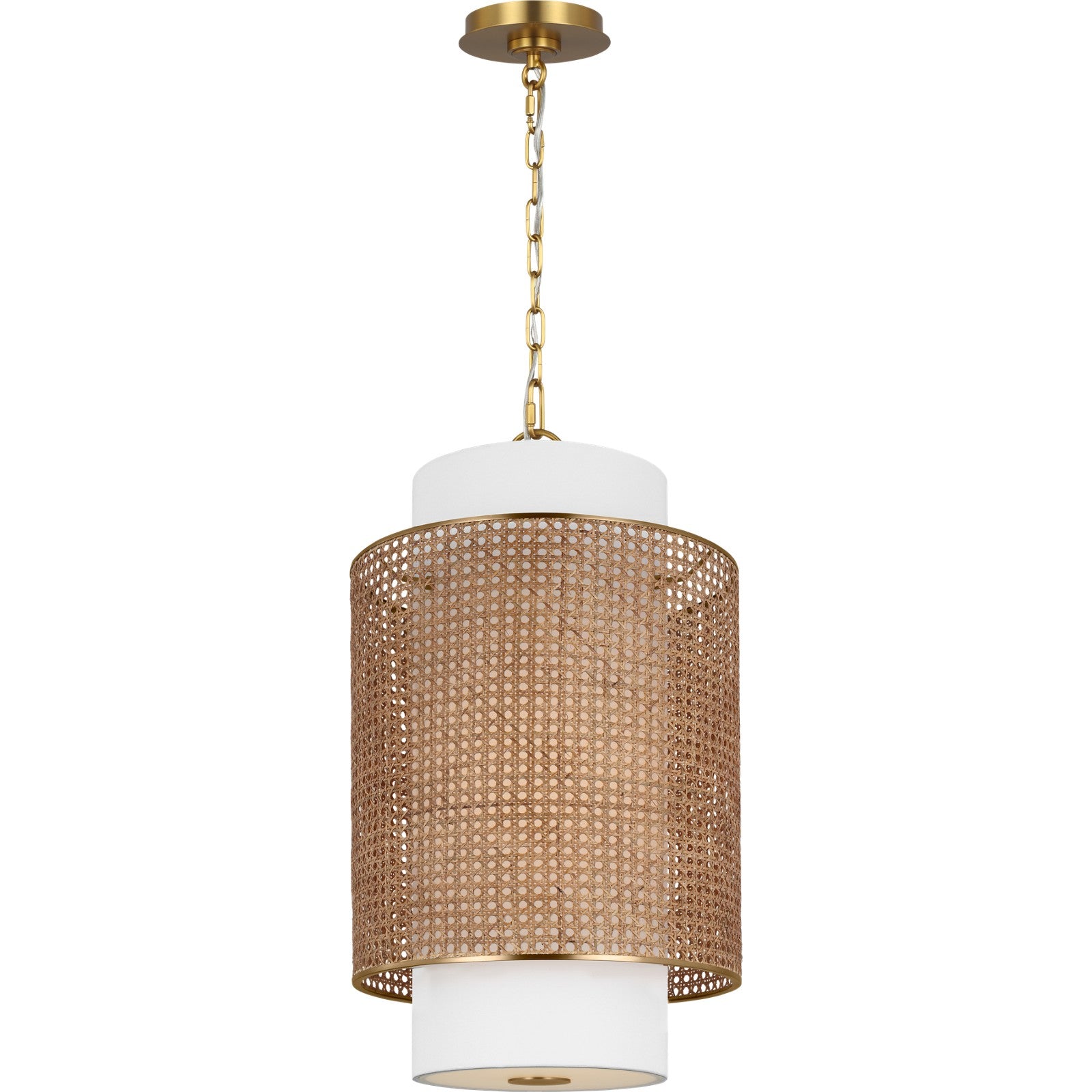 Sawyer Small Hanging Shade Burnished Brass - Visual Comfort Ceiling Lights