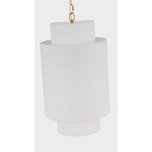 Sawyer Small Hanging Shade Burnished Brass - Visual Comfort Ceiling Lights