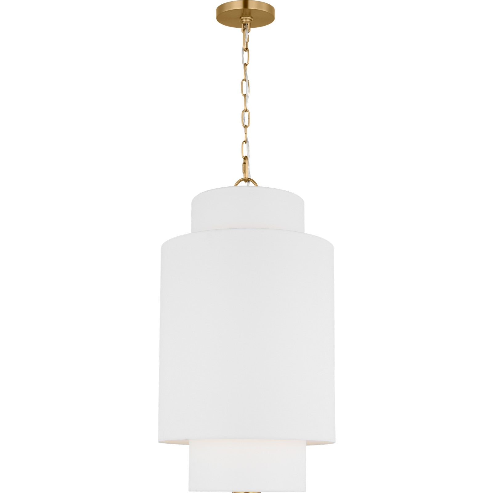 Sawyer Small Hanging Shade Burnished Brass - Visual Comfort Ceiling Lights