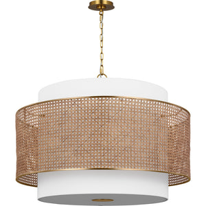 Sawyer Extra Large Hanging Shade Burnished Brass - Visual Comfort Ceiling Lights