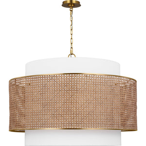 Sawyer Extra Large Hanging Shade Burnished Brass - Visual Comfort Ceiling Lights