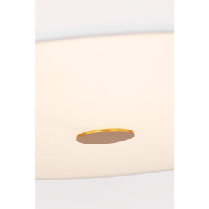 Sawyer Extra Large Hanging Shade Burnished Brass - Visual Comfort Ceiling Lights