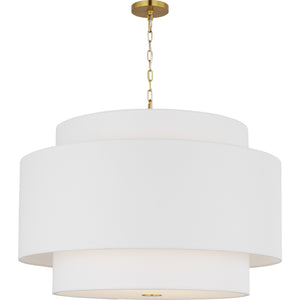 Sawyer Extra Large Hanging Shade Burnished Brass - Visual Comfort Ceiling Lights