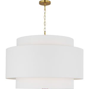Sawyer Extra Large Hanging Shade Burnished Brass - Visual Comfort Ceiling Lights