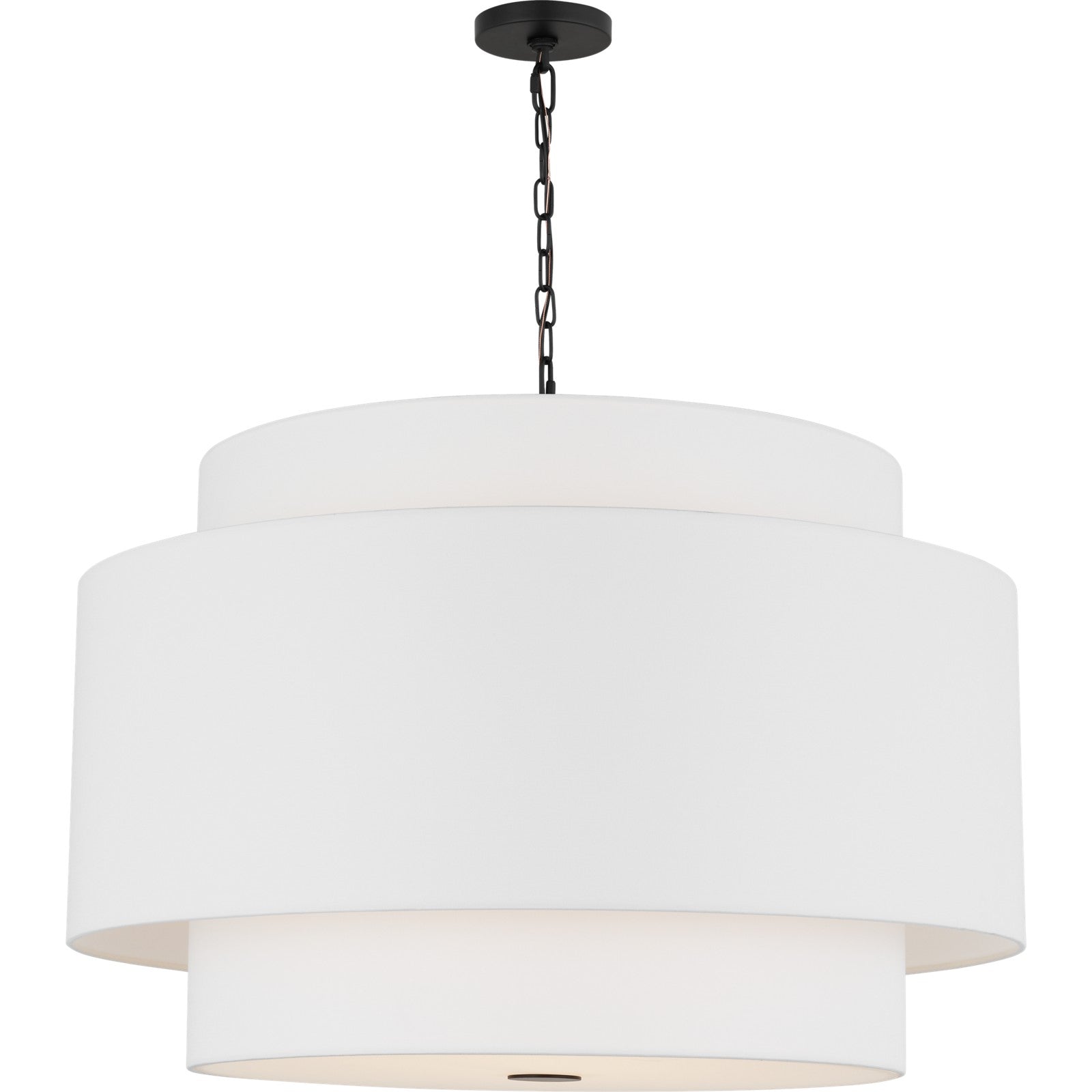 Sawyer Extra Large Hanging Shade Burnished Brass - Visual Comfort Ceiling Lights