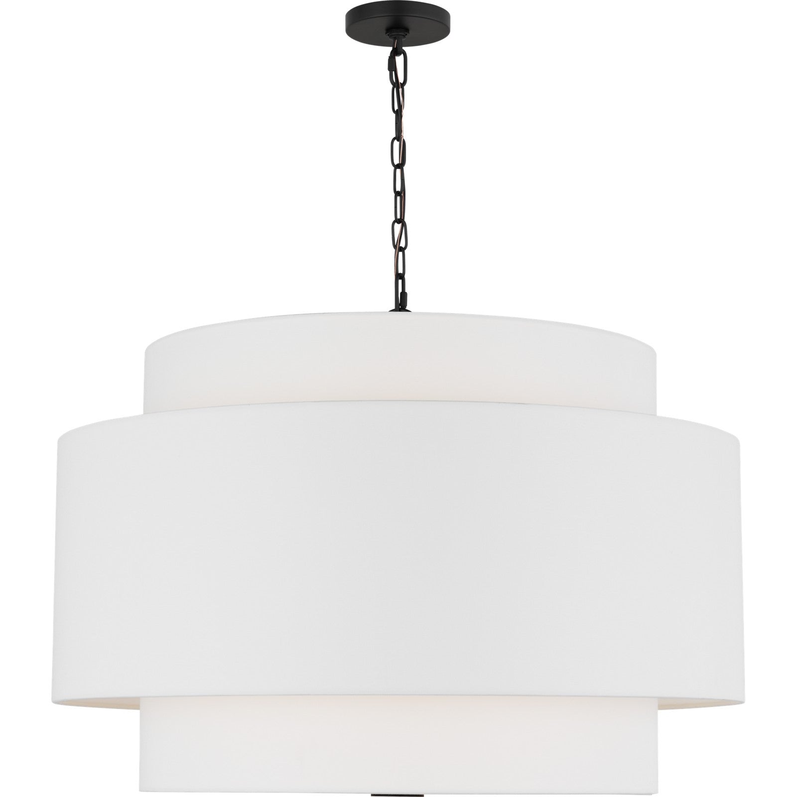 Sawyer Extra Large Hanging Shade Burnished Brass - Visual Comfort Ceiling Lights