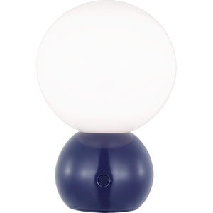 Suki Rechargeable Mini Table Lamp Blush Bulbs Inc