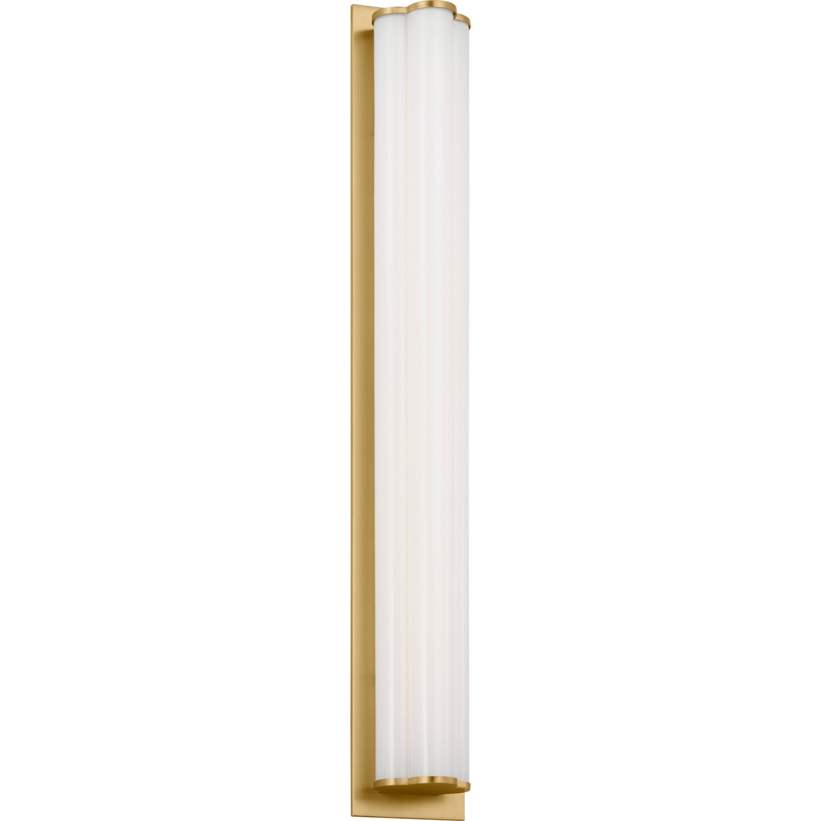 Freya Large Vanity Burnished Brass Bulbs Inc - Visual Comfort Wall Lights