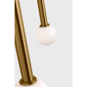 Nodes Small Linear Pendant Burnished Brass - Kelly Wearstler Ceiling Lights