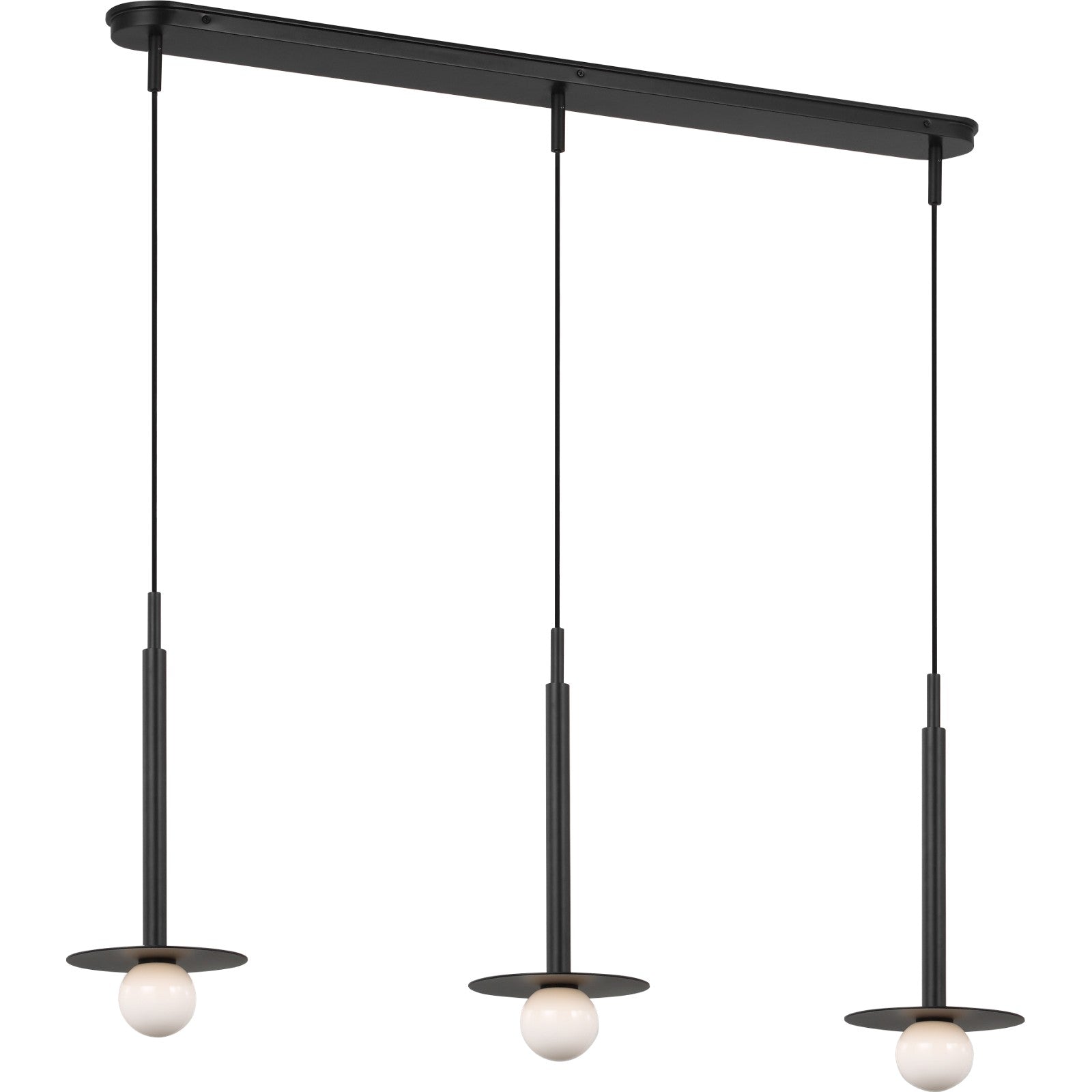 Nodes Small Linear Pendant Burnished Brass - Kelly Wearstler Ceiling Lights