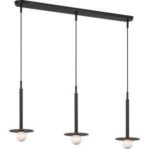 Nodes Small Linear Pendant Burnished Brass - Kelly Wearstler Ceiling Lights
