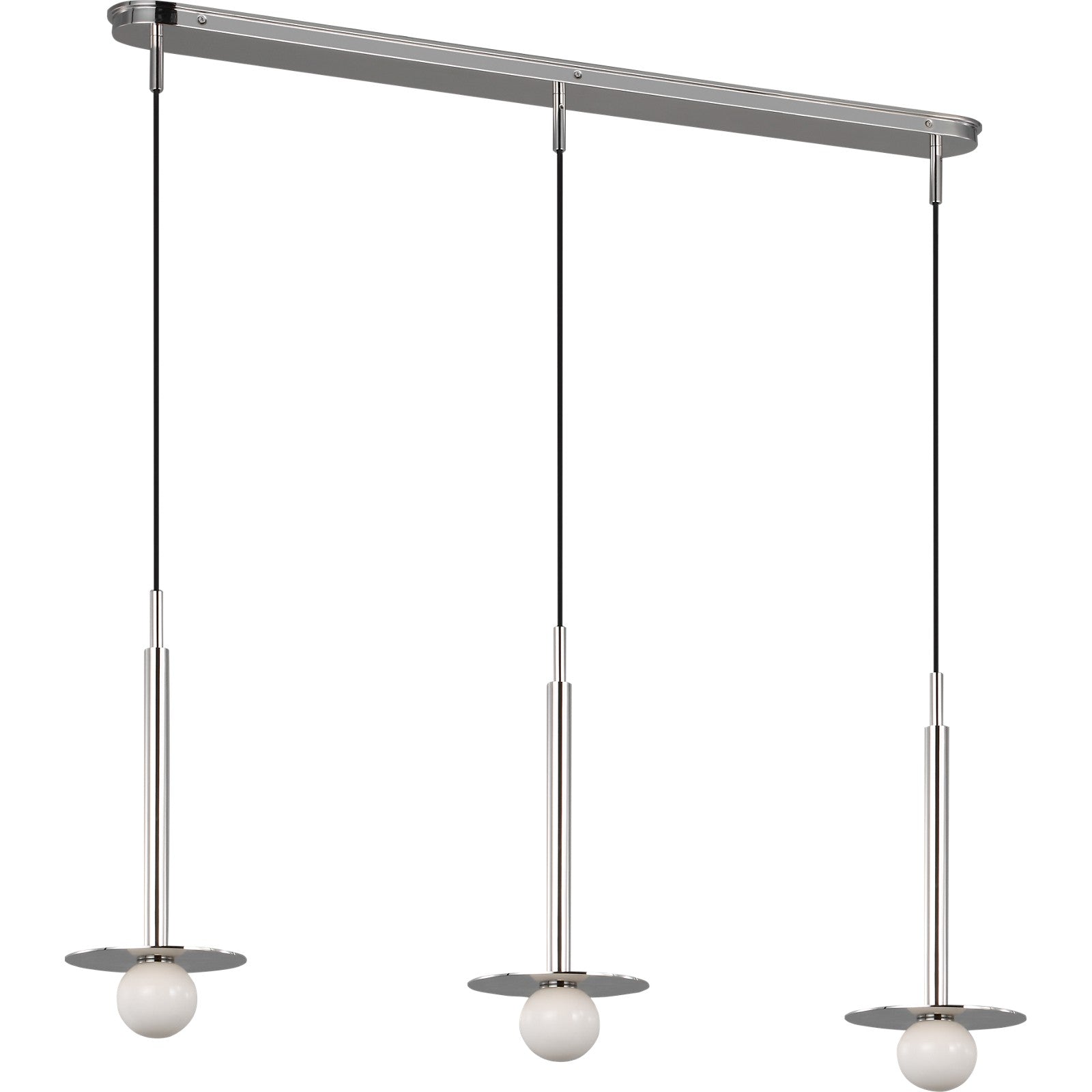 Nodes Small Linear Pendant Burnished Brass - Kelly Wearstler Ceiling Lights