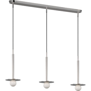 Nodes Small Linear Pendant Burnished Brass - Kelly Wearstler Ceiling Lights