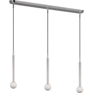 Nodes Small Linear Pendant Burnished Brass - Kelly Wearstler Ceiling Lights