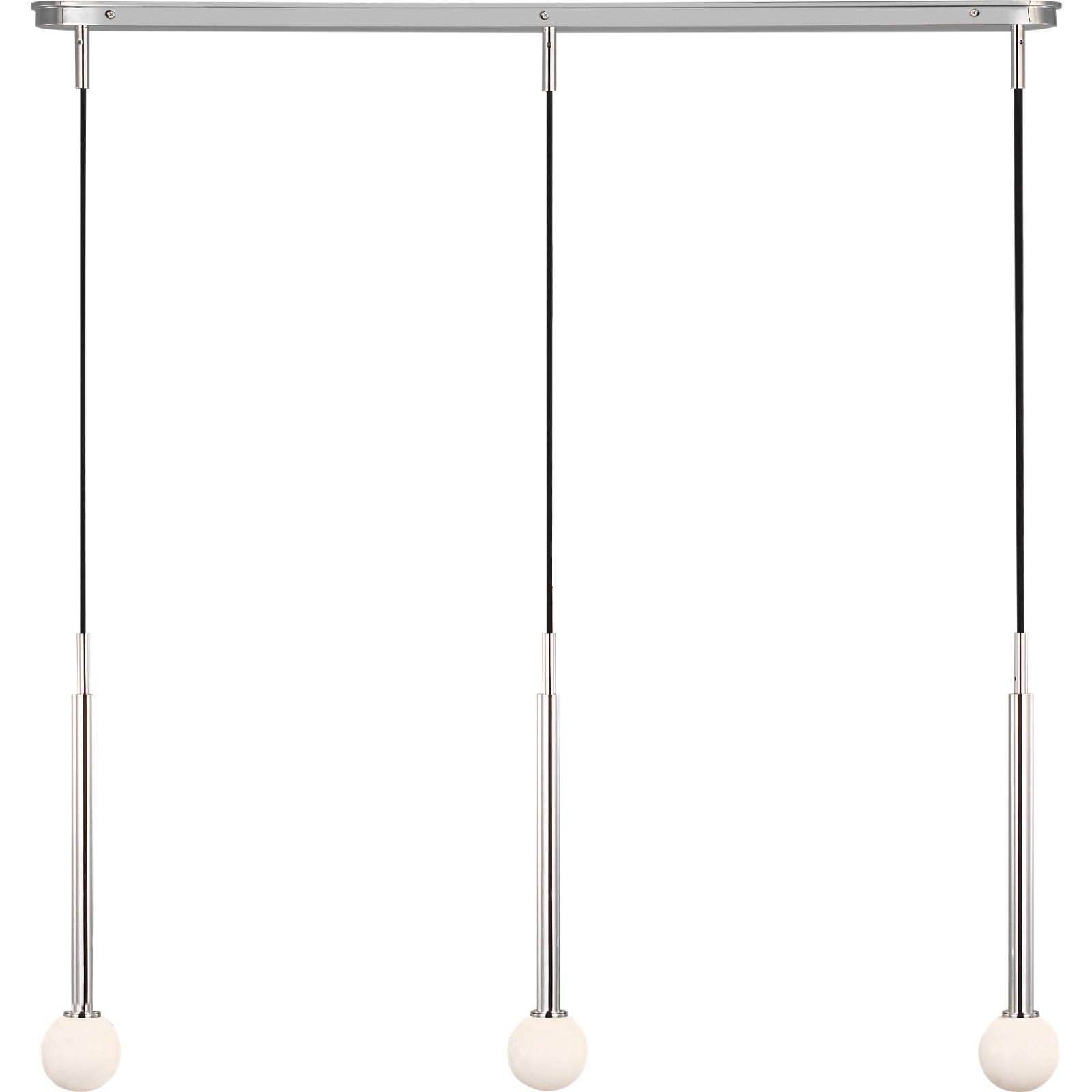 Nodes Small Linear Pendant Burnished Brass - Kelly Wearstler Ceiling Lights