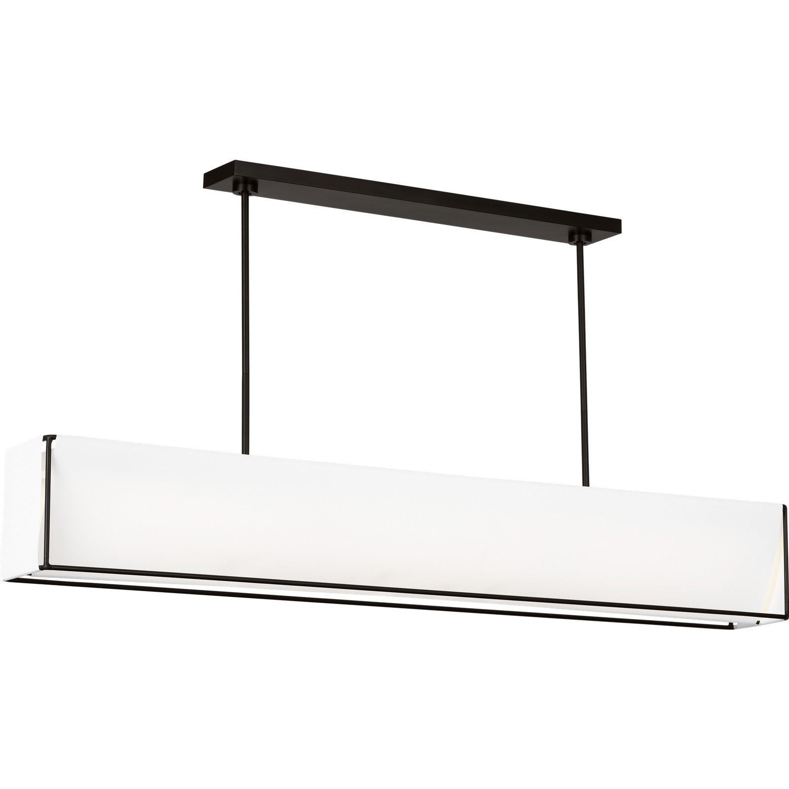 Velero Large Linear Chandelier Aged Iron Bulbs Inc - Kelly Wearstler Ceiling Lights