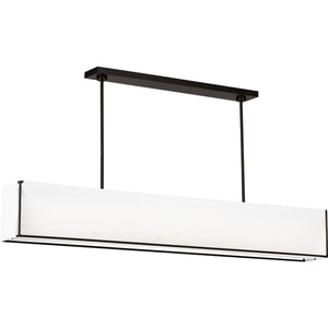 Velero Large Linear Chandelier Aged Iron Bulbs Inc - Kelly Wearstler Ceiling Lights