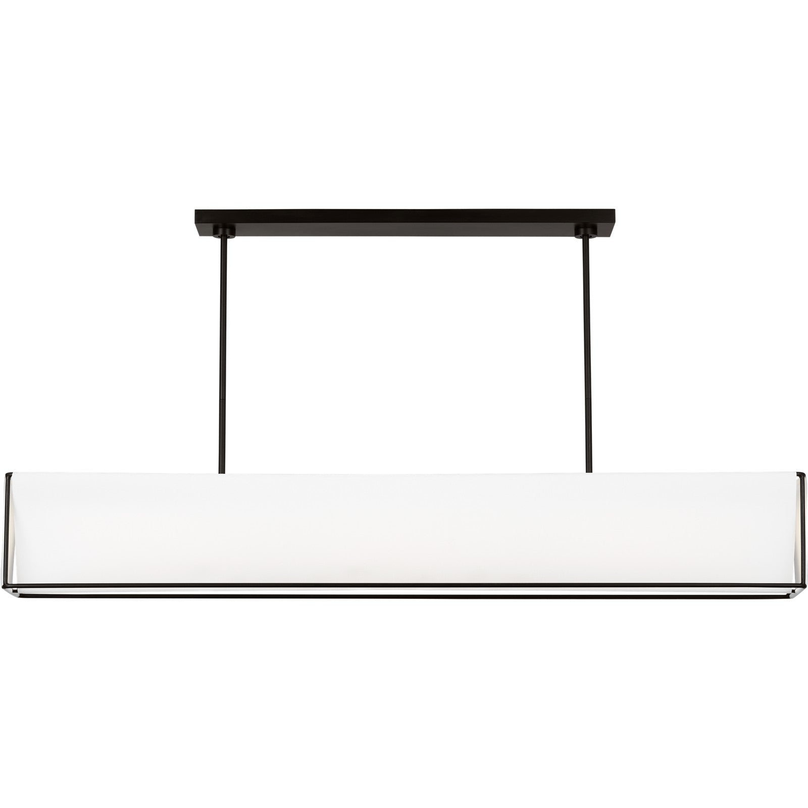 Velero Large Linear Chandelier Aged Iron Bulbs Inc - Kelly Wearstler Ceiling Lights