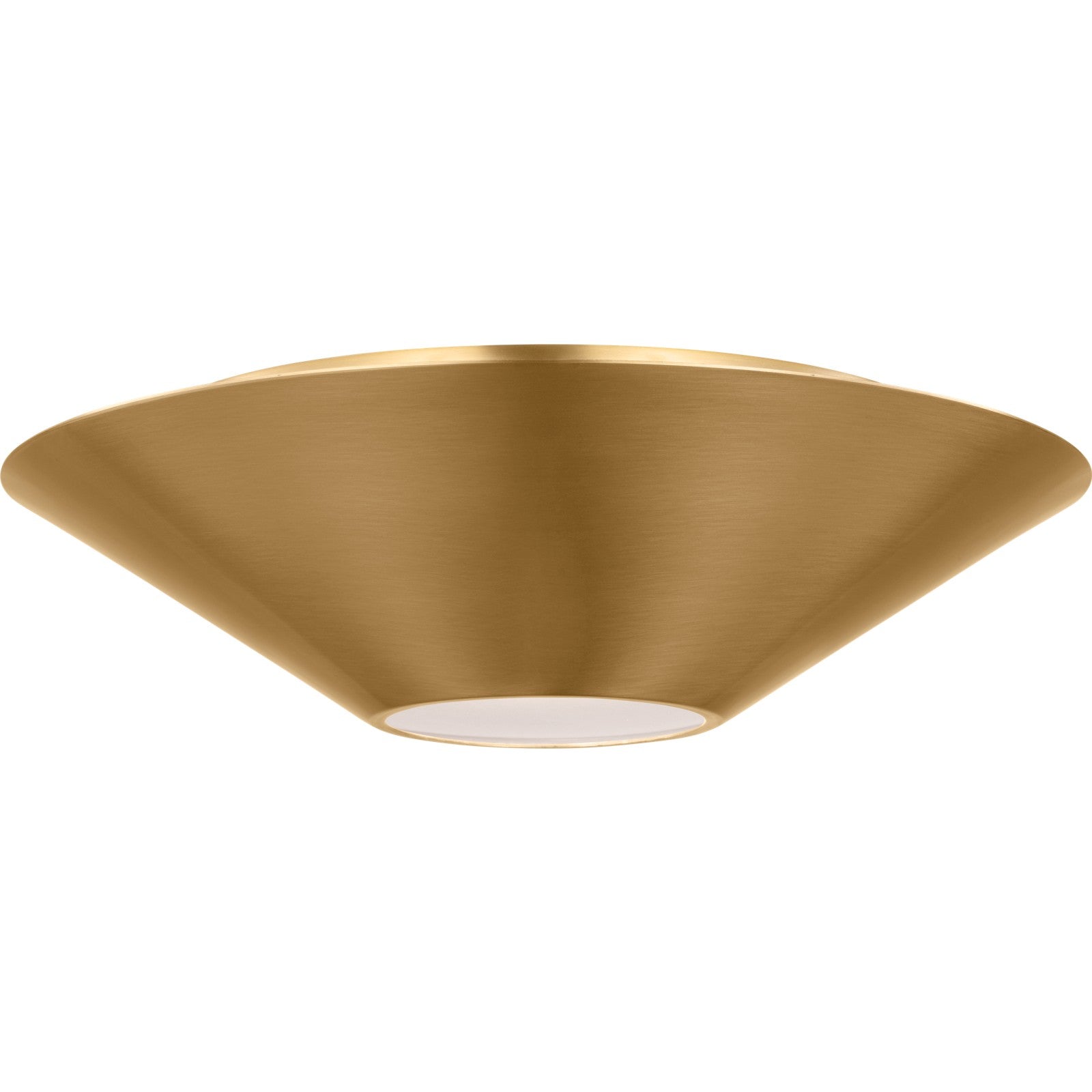 Echo Medium Flush Mount and Sconce Burnished Brass Bulbs Inc - Kelly Wearstler Ceiling Lights