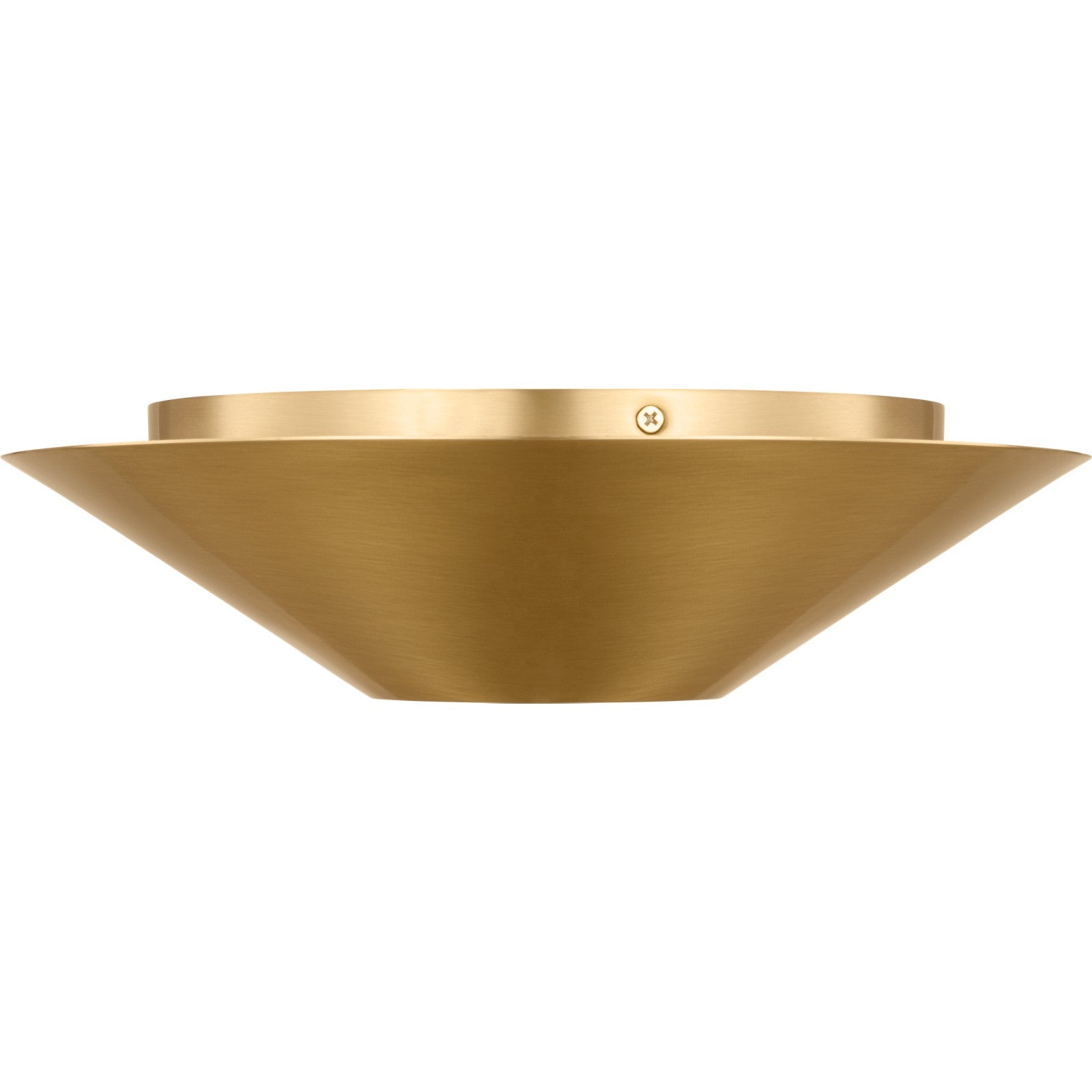 Echo Medium Flush Mount and Sconce Burnished Brass Bulbs Inc - Kelly Wearstler Ceiling Lights