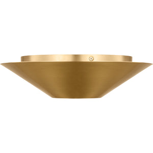 Echo Medium Flush Mount and Sconce Burnished Brass Bulbs Inc - Kelly Wearstler Ceiling Lights