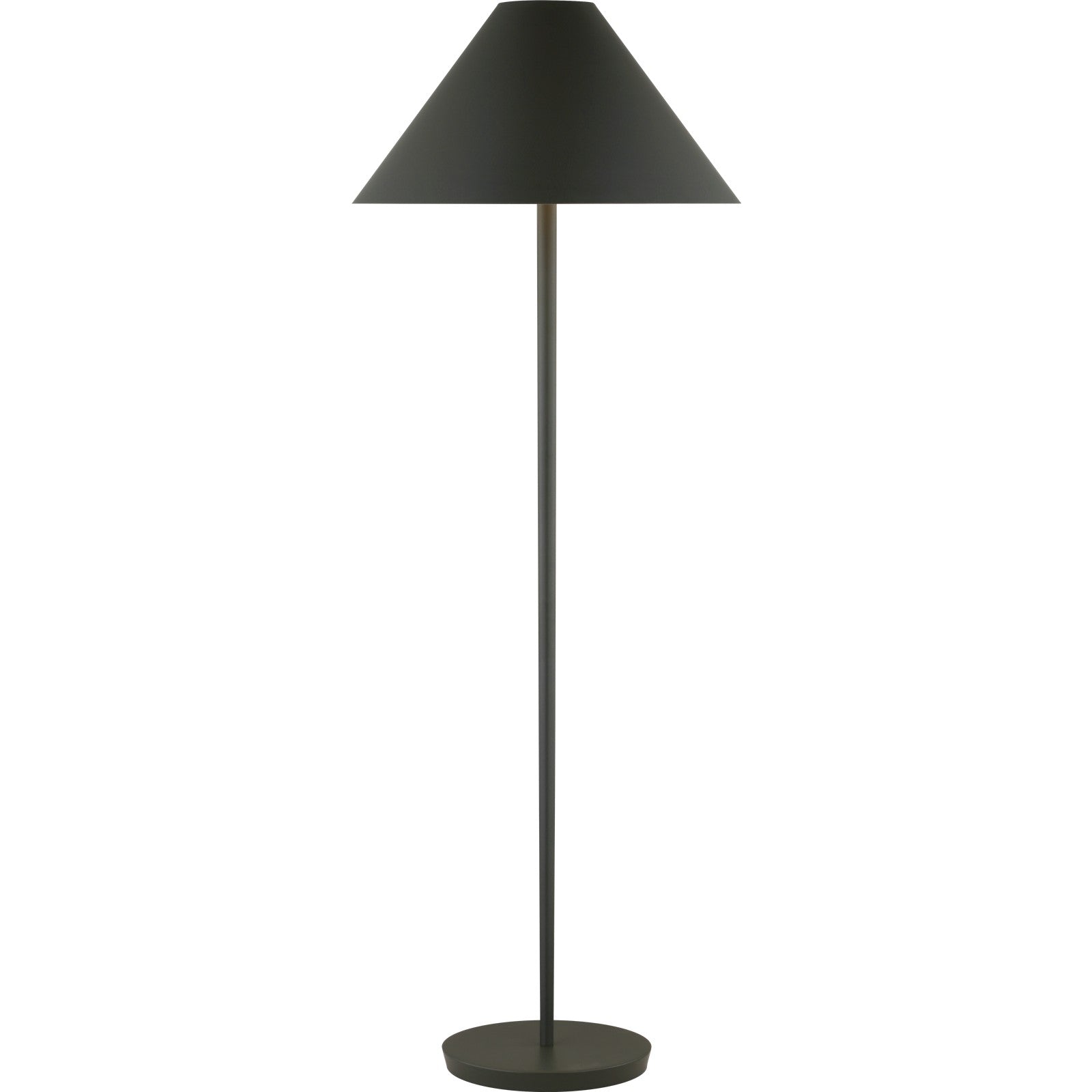 Contra Medium Floor Lamp Matte Charcoal Black - Kelly Wearstler Floor Lamps