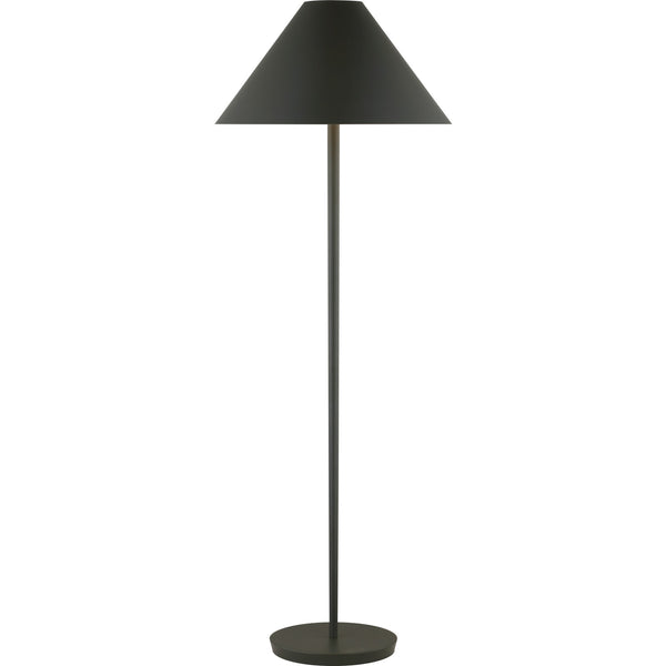 Contra Medium Floor Lamp Matte Charcoal Black - Kelly Wearstler Floor Lamps