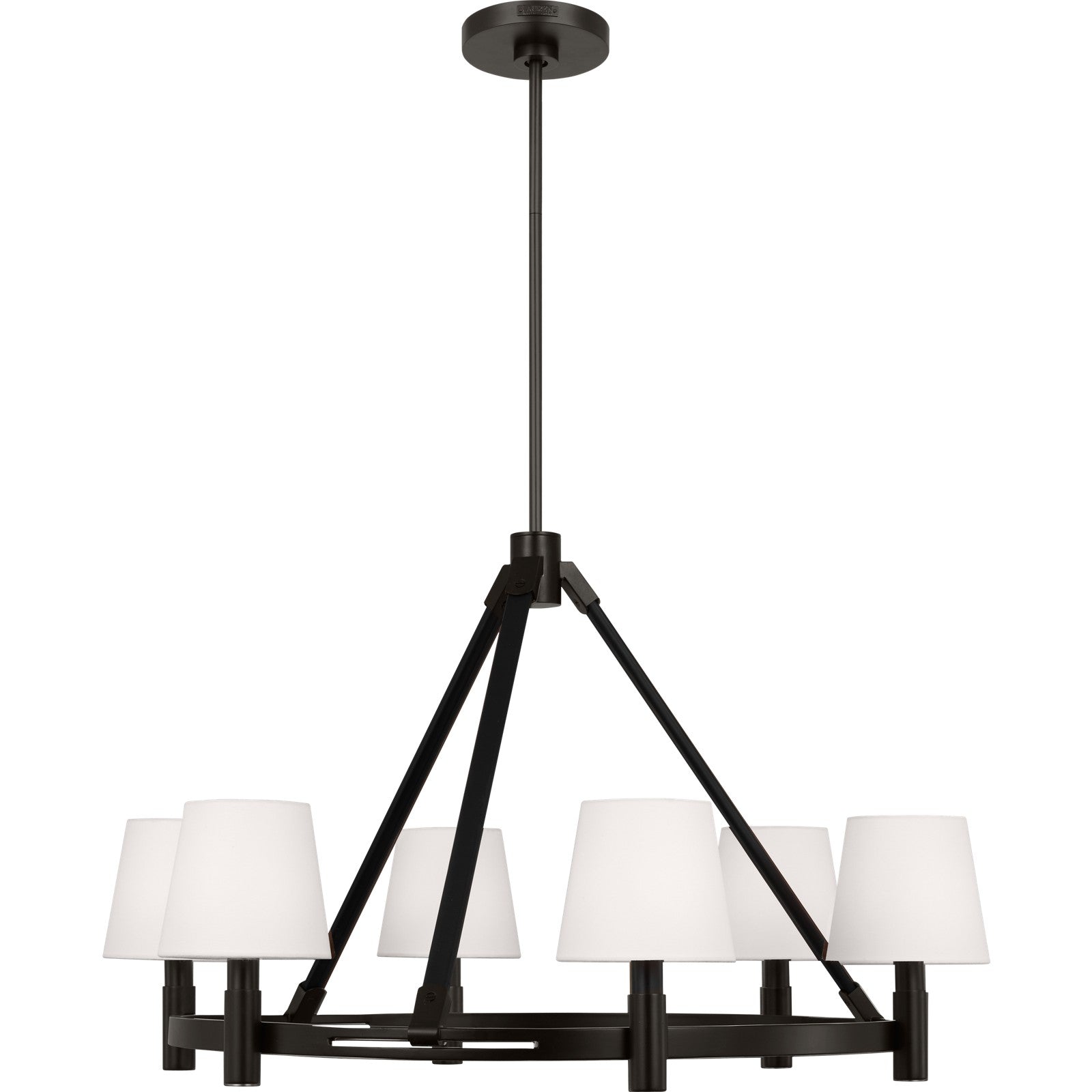Grayson Large Chandelier Aged Iron - Ralph Lauren Ceiling Lights