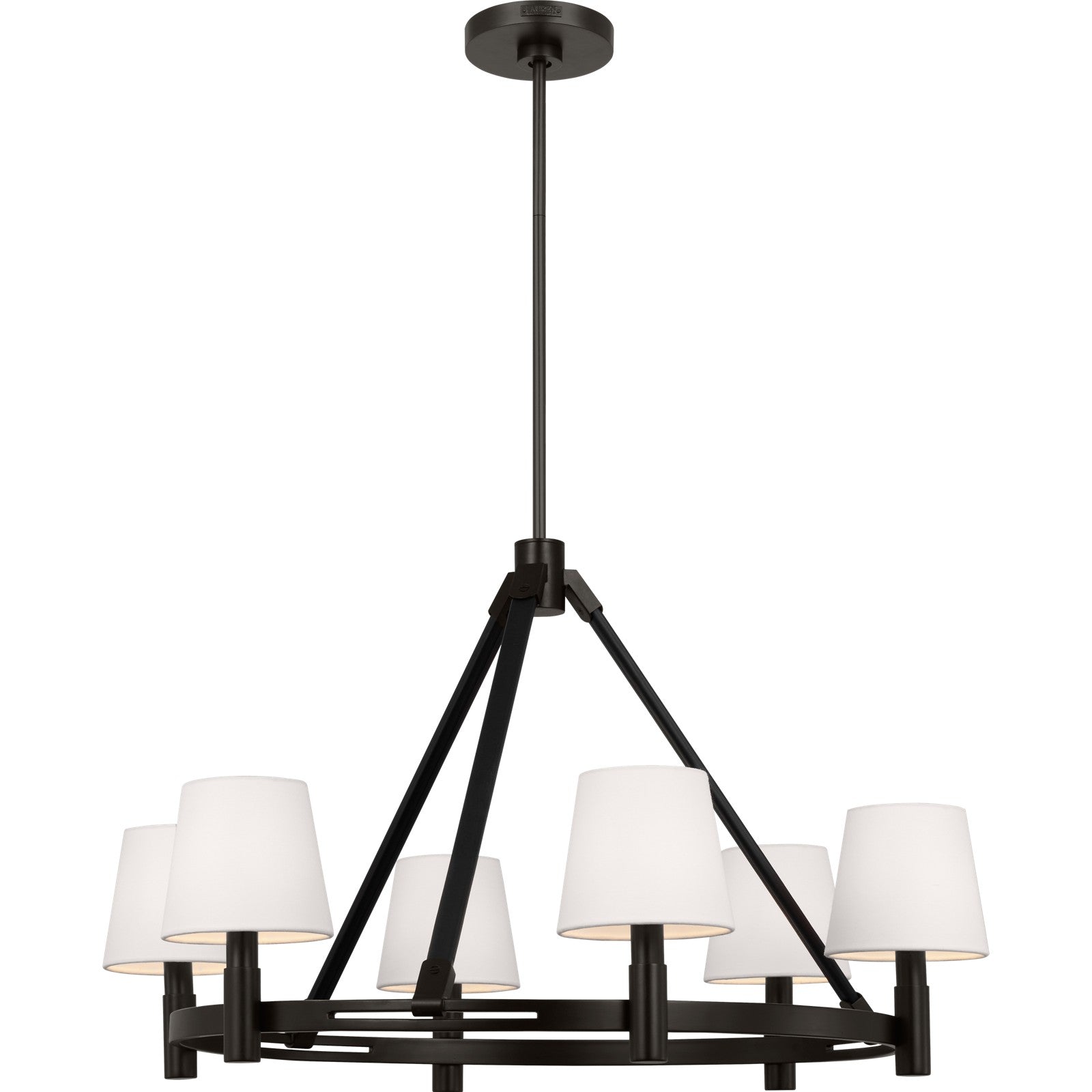 Grayson Large Chandelier Aged Iron - Ralph Lauren Ceiling Lights