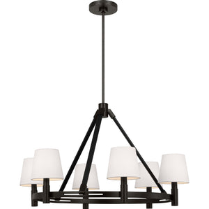 Grayson Large Chandelier Aged Iron - Ralph Lauren Ceiling Lights