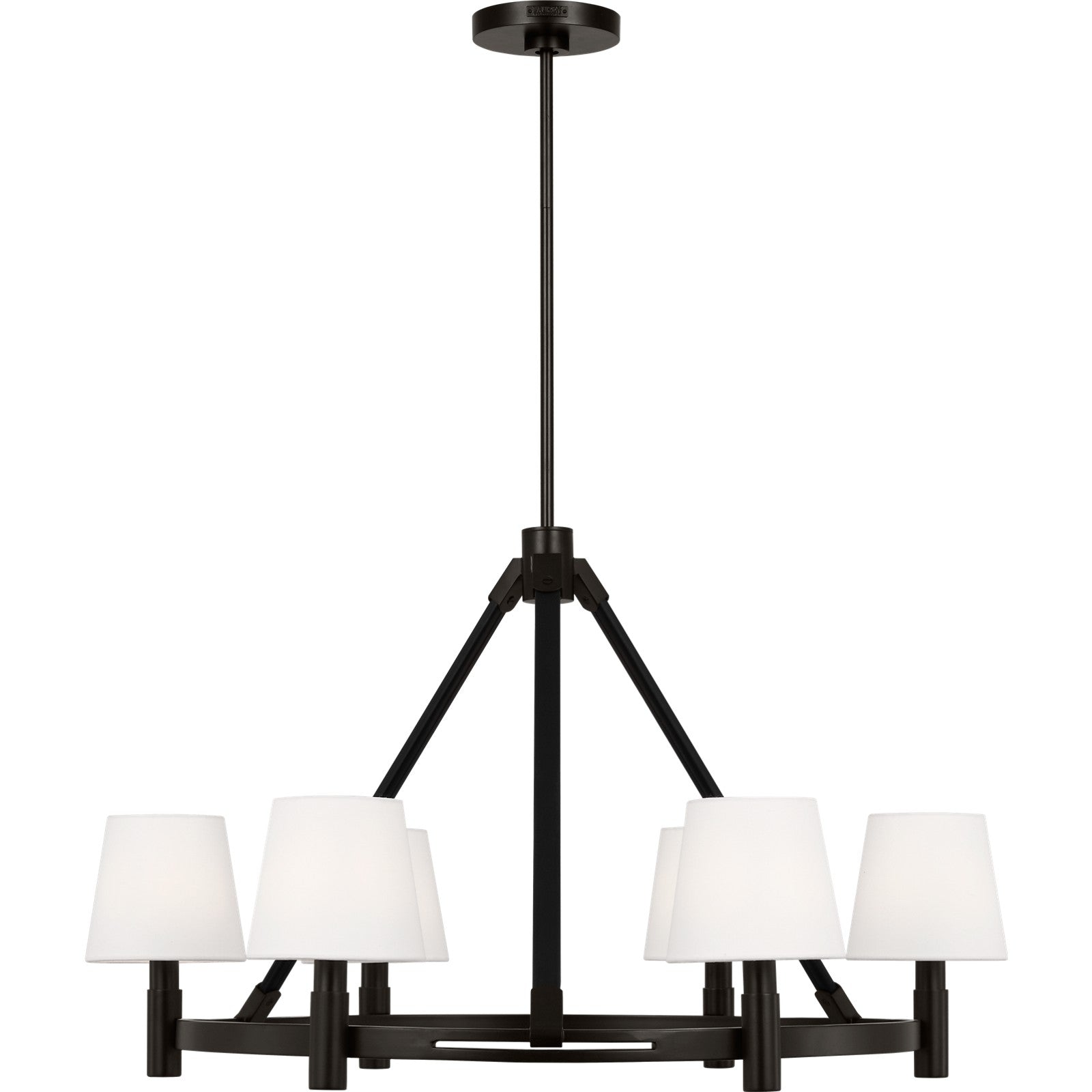 Grayson Large Chandelier Aged Iron - Ralph Lauren Ceiling Lights