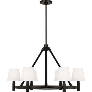 Grayson Large Chandelier Aged Iron - Ralph Lauren Ceiling Lights