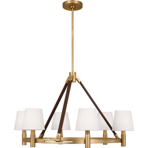 Grayson Large Chandelier Aged Iron - Ralph Lauren Ceiling Lights