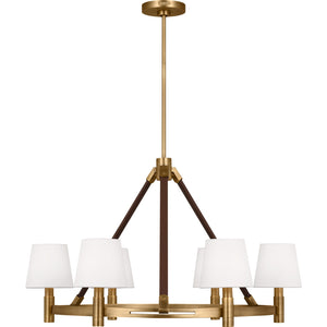 Grayson Large Chandelier Aged Iron - Ralph Lauren Ceiling Lights