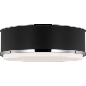 Marlowe Large Flush Mount Polished Nickel - Ralph Lauren Ceiling Lights