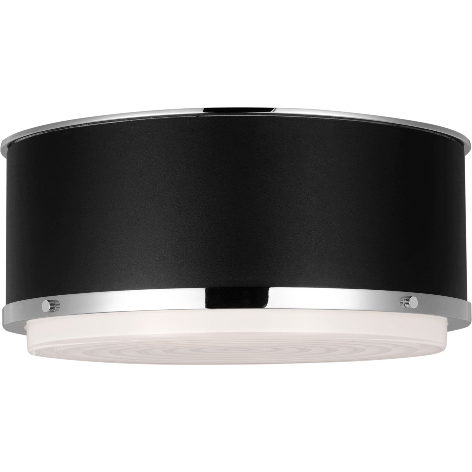Marlowe Medium Flush Mount Polished Nickel - Ralph Lauren Ceiling Lights