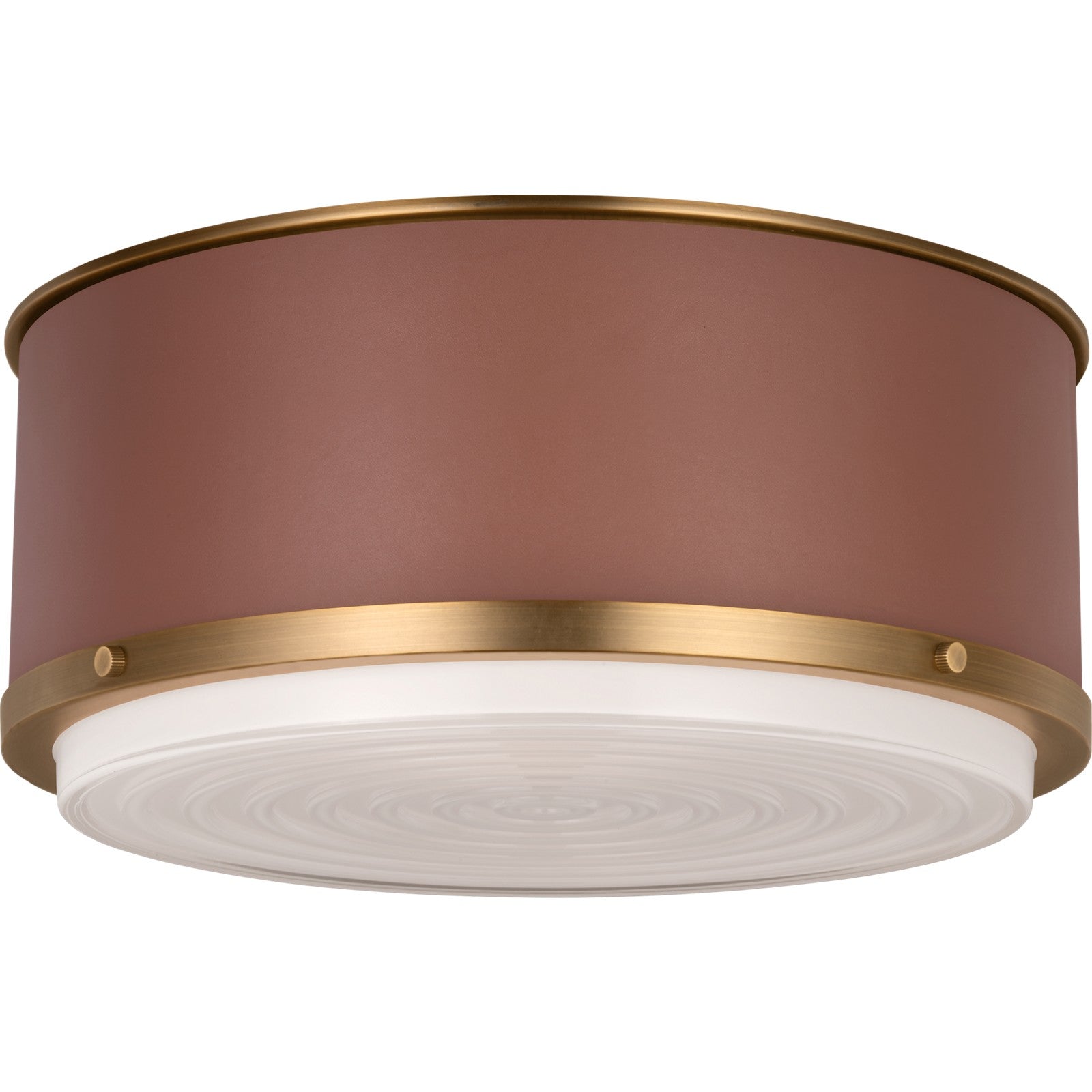 Marlowe Medium Flush Mount Polished Nickel - Ralph Lauren Ceiling Lights