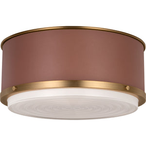 Marlowe Medium Flush Mount Polished Nickel - Ralph Lauren Ceiling Lights