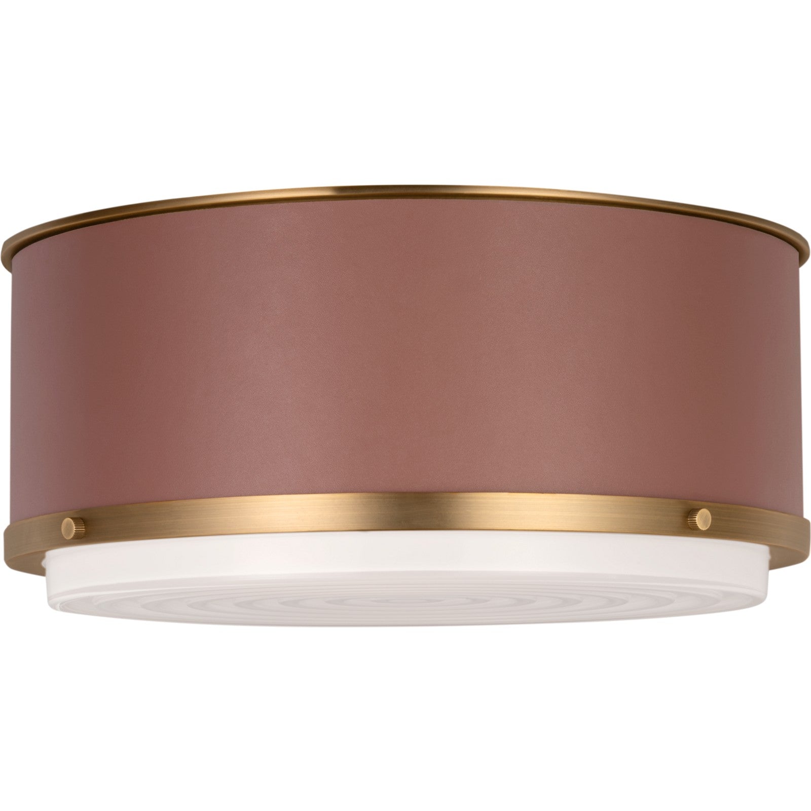 Marlowe Medium Flush Mount Polished Nickel - Ralph Lauren Ceiling Lights