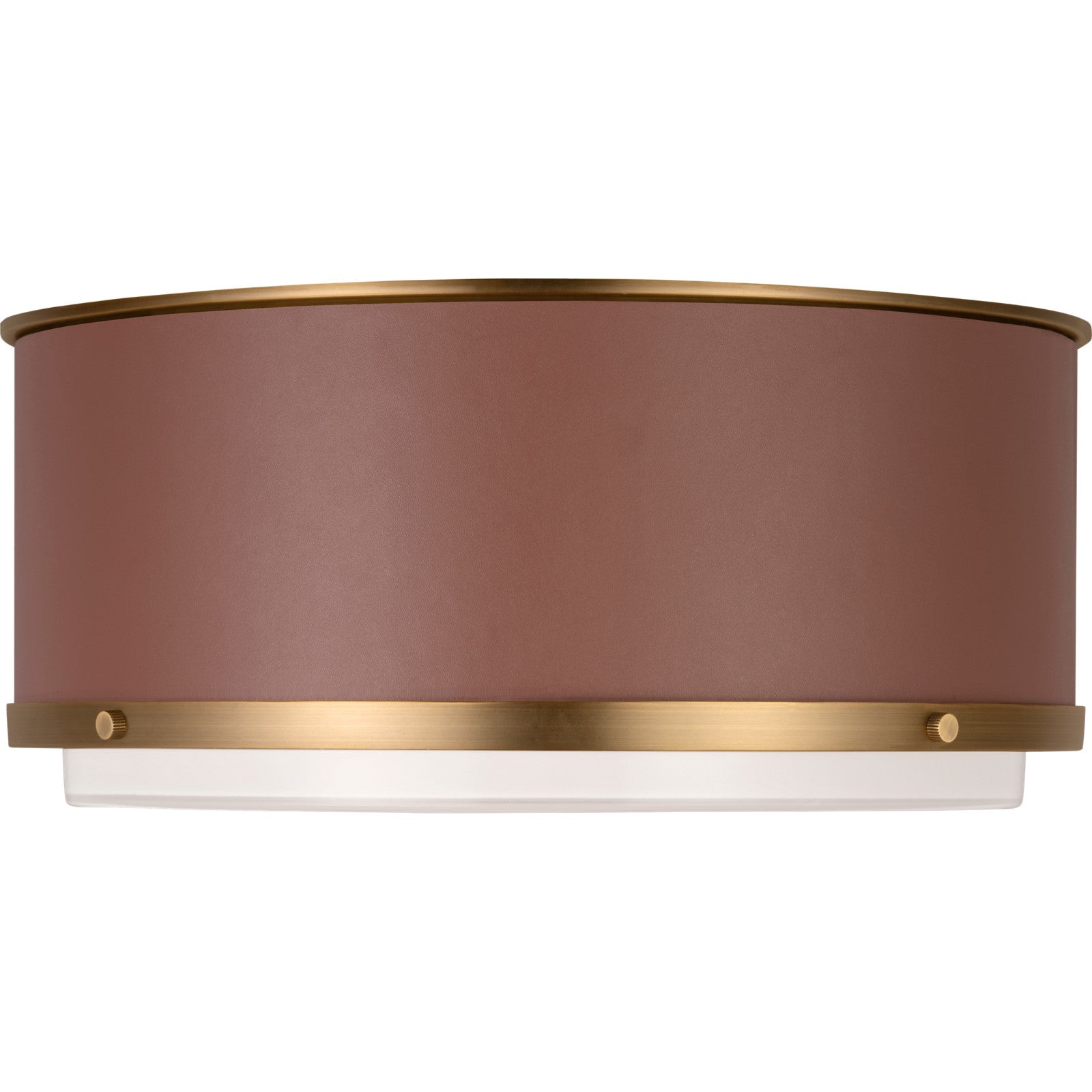 Marlowe Medium Flush Mount Polished Nickel - Ralph Lauren Ceiling Lights