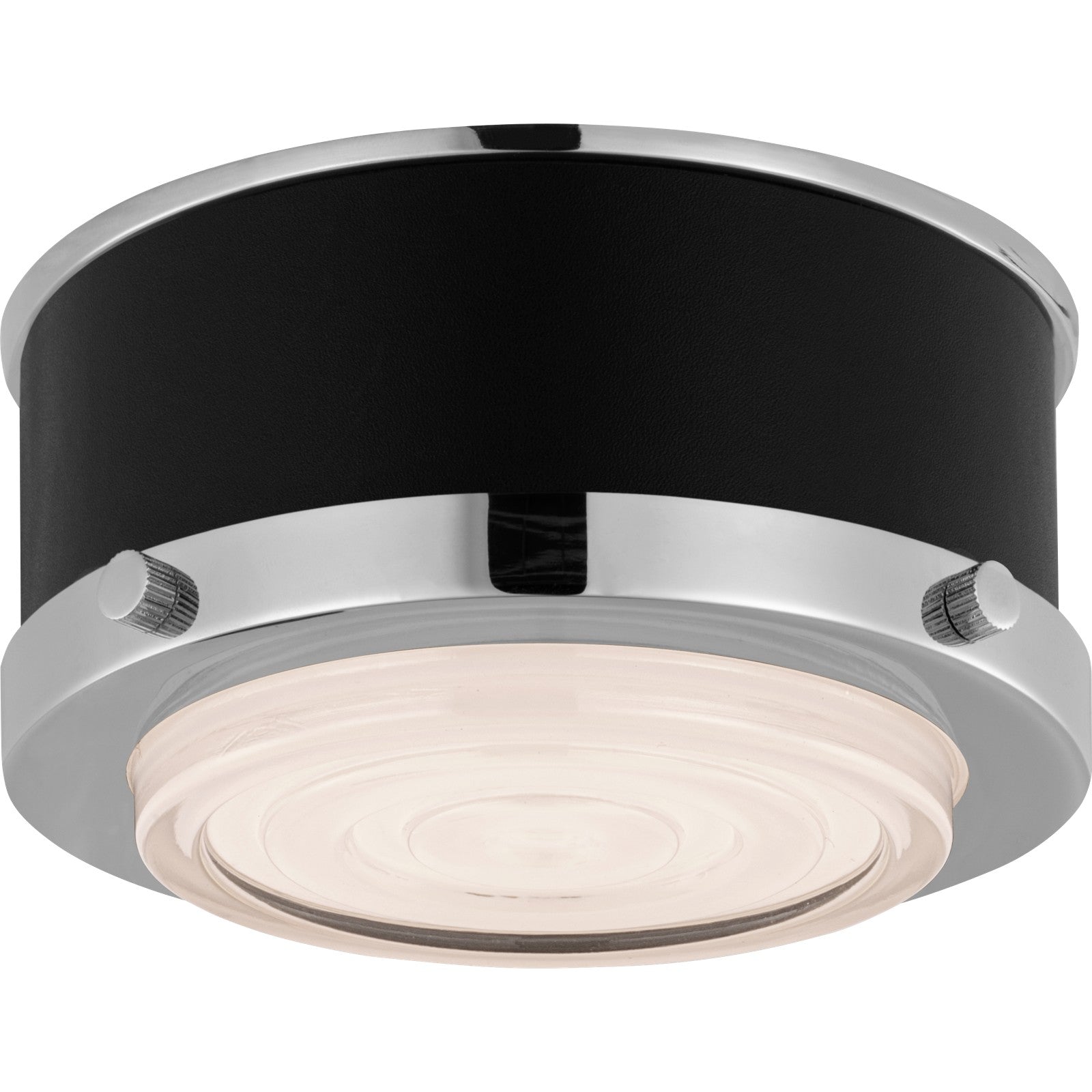 Marlowe Mini Flush Mount Polished Nickel Bulbs Inc - Ralph Lauren Ceiling Lights