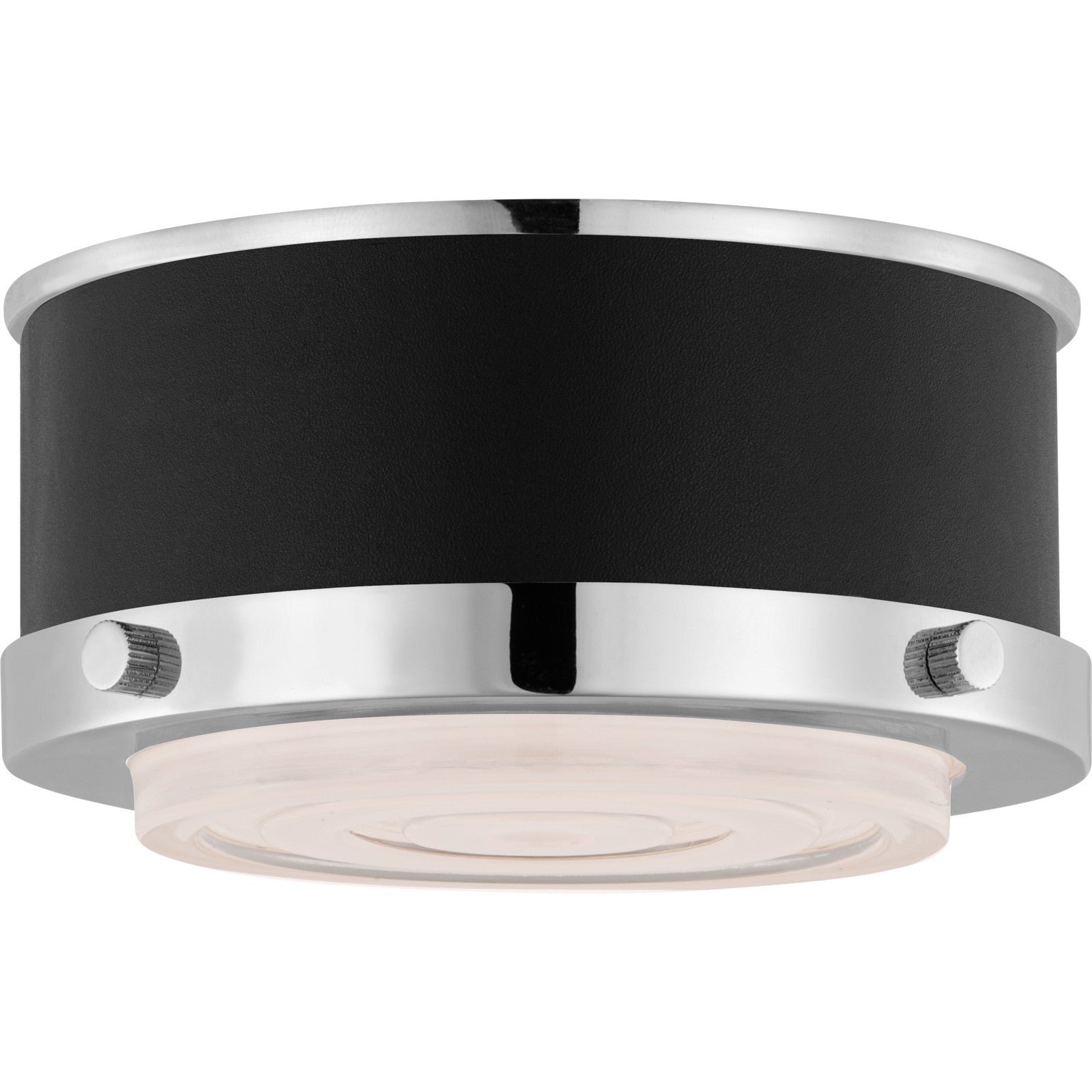 Marlowe Mini Flush Mount Polished Nickel Bulbs Inc - Ralph Lauren Ceiling Lights