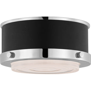 Marlowe Mini Flush Mount Polished Nickel Bulbs Inc - Ralph Lauren Ceiling Lights