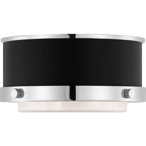 Marlowe Mini Flush Mount Polished Nickel Bulbs Inc - Ralph Lauren Ceiling Lights