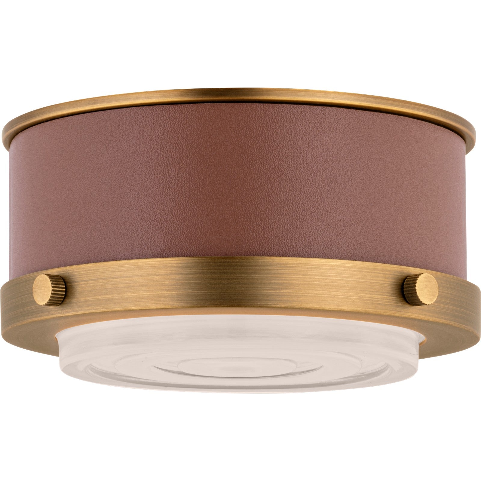 Marlowe Mini Flush Mount Polished Nickel Bulbs Inc - Ralph Lauren Ceiling Lights