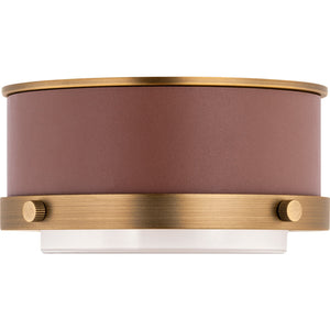 Marlowe Mini Flush Mount Polished Nickel Bulbs Inc - Ralph Lauren Ceiling Lights