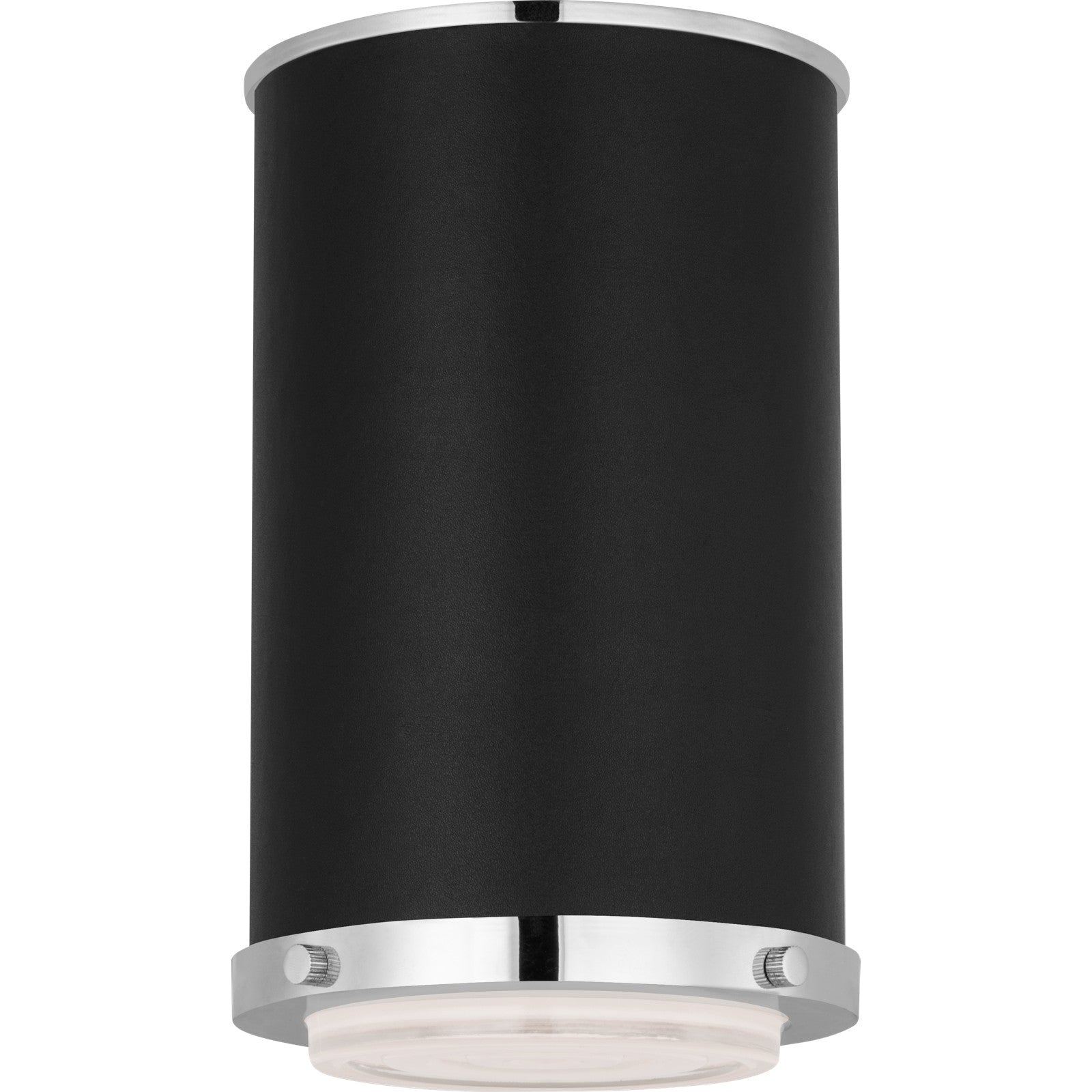 Marlowe Small Flush Mount Polished Nickel Bulbs Inc - Ralph Lauren Ceiling Lights