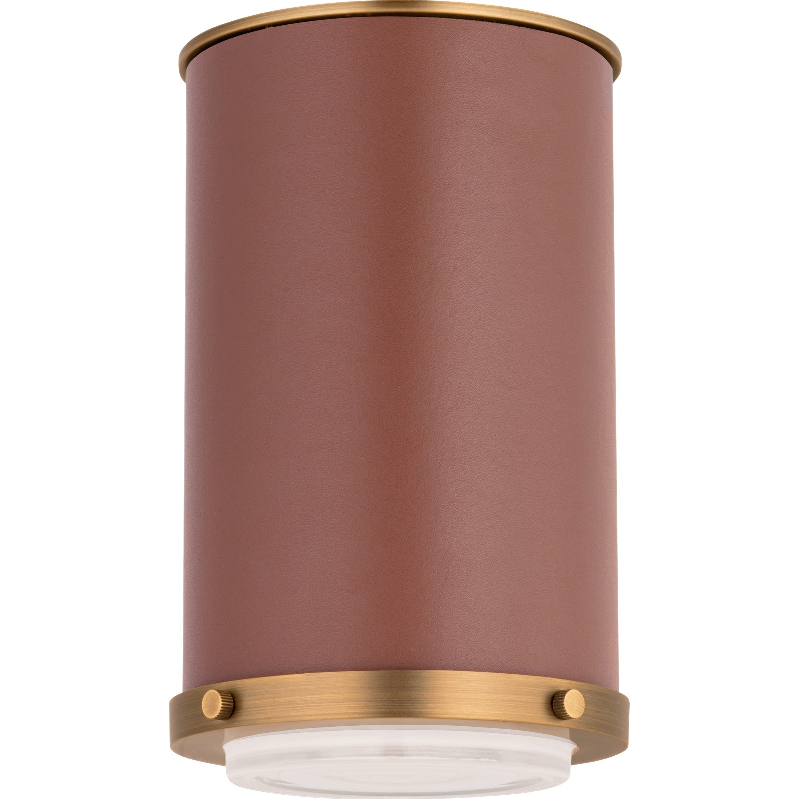 Marlowe Small Flush Mount Polished Nickel Bulbs Inc - Ralph Lauren Ceiling Lights