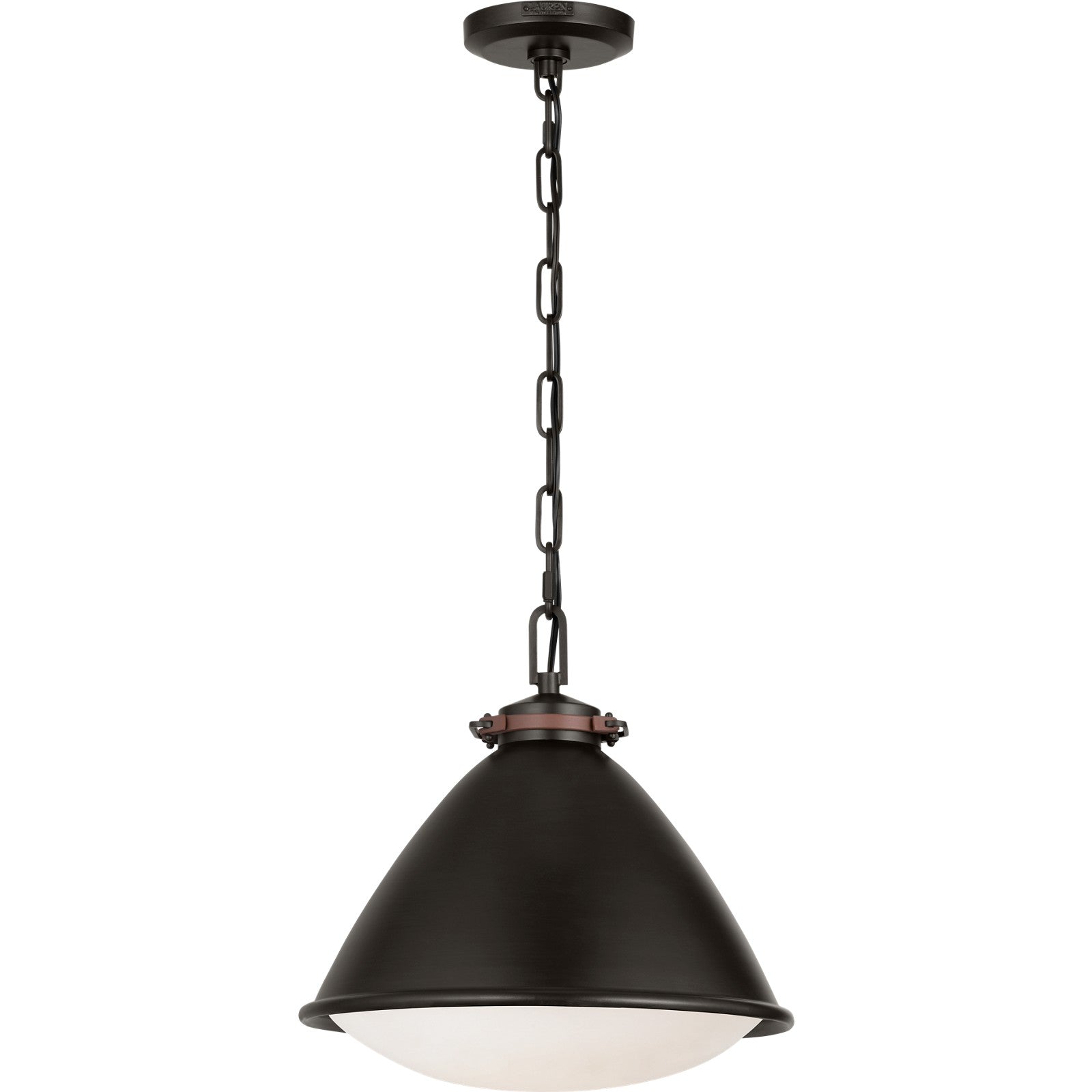 Hayward Medium Pendant Aged Iron - Ralph Lauren Ceiling Lights